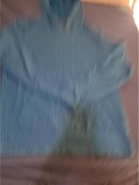 Michael Kors Mens Size M Long Sleeve Hoodie Light Shirt Missing String